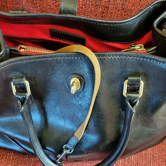 Dooney and Bourke Black Perry Satchel - Picture 7 of 14